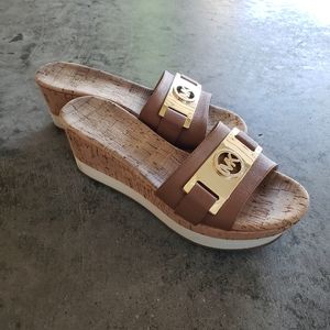 Michael kors cork sandals